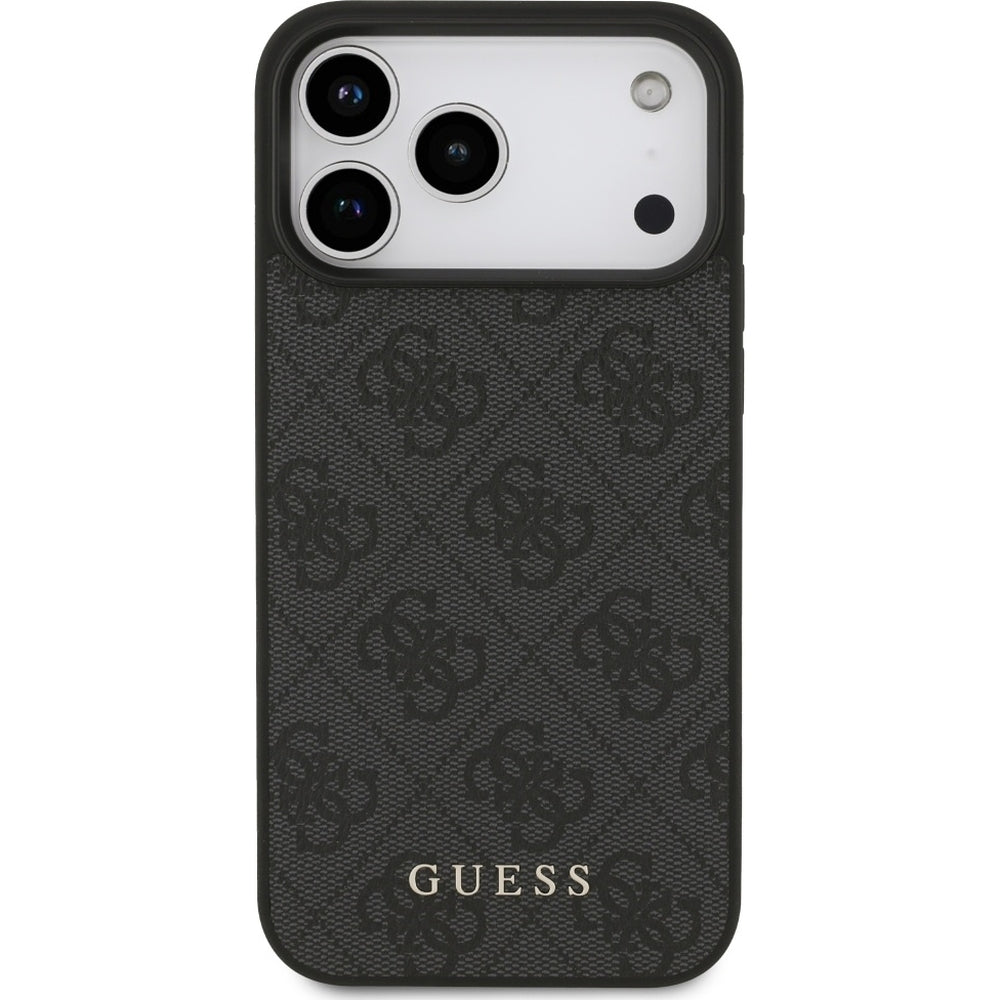 Handyhülle für iPhone 17 Pro Max, Guess Hardcase 4G Classic, Schwarz