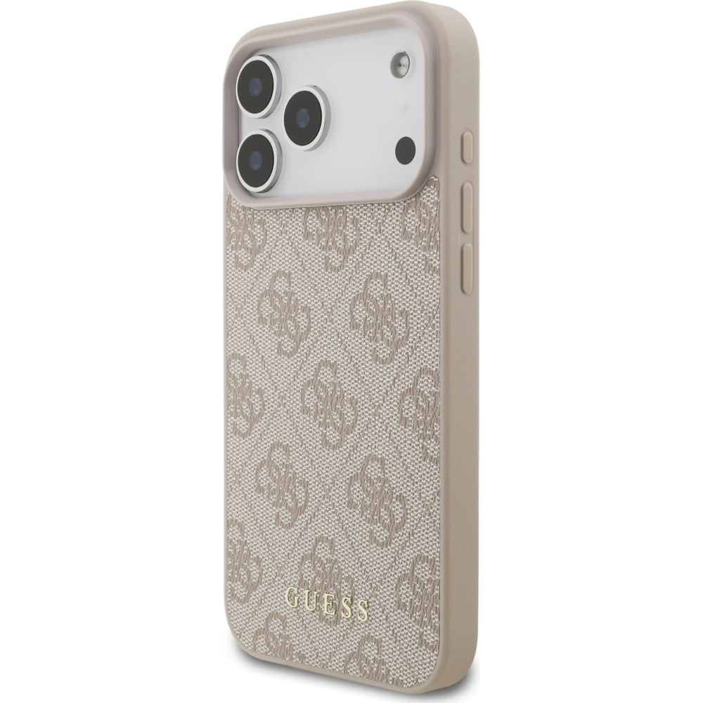 Handyhülle für iPhone 17 Pro Max, Guess Hardcase 4G Classic, Rosa
