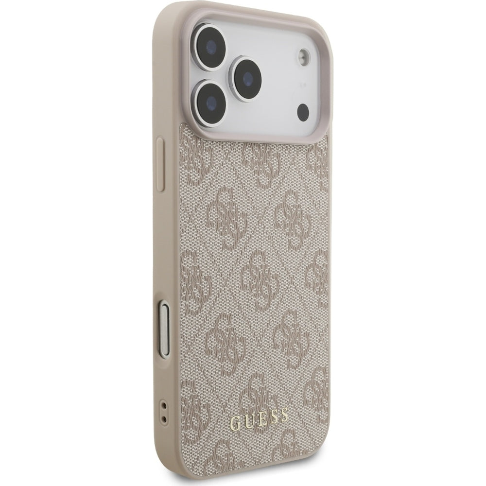 Handyhülle für iPhone 17 Pro Max, Guess Hardcase 4G Classic, Rosa