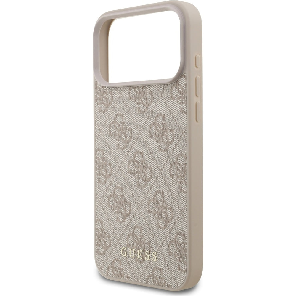 Handyhülle für iPhone 17 Pro Max, Guess Hardcase 4G Classic, Rosa