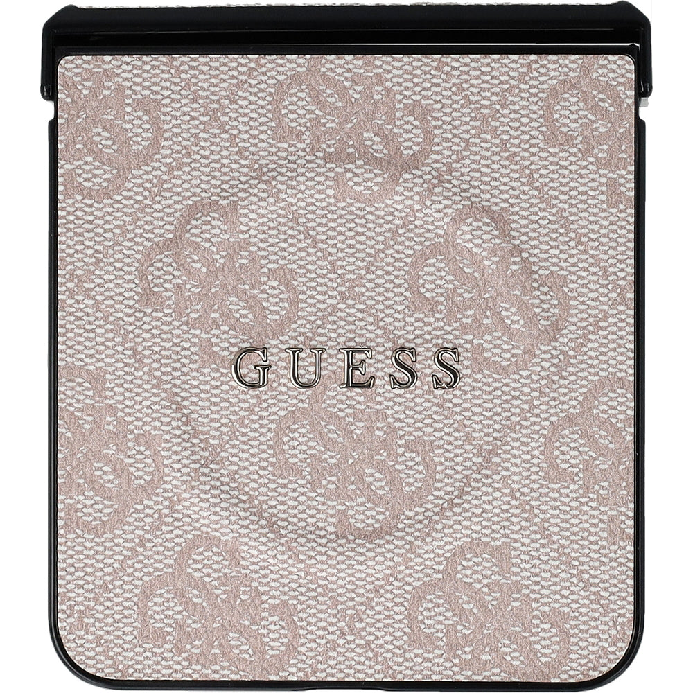 Handyhülle für Galaxy Z Flip7, Guess Hardcase 4G Ring Classic Logo mit MagSafe, Rosa