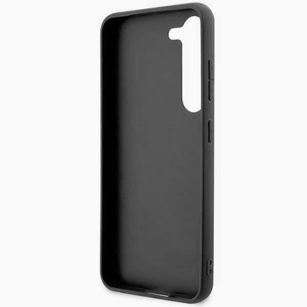 Schutzhülle Guess 4G Metal Gold Logo für Galaxy S23, Grau