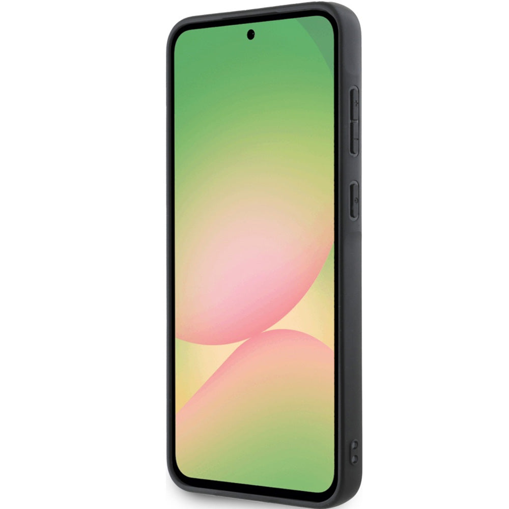Handyhülle für Galaxy A56 5G, Guess Hardcase 4G Metal Gold Logo, Schwarz
