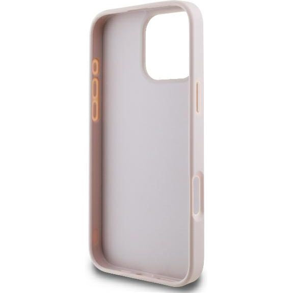 Handyhülle für iPhone 16 Pro Max, Guess Hardcase 4G Big Metal Logo, Rosa