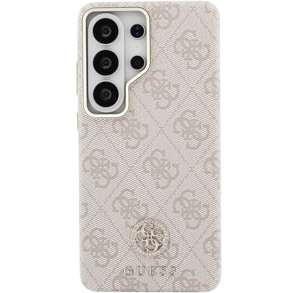 Handyhülle für Galaxy S26 Ultra, Guess Saffiano Logo MagSafe, Rosa