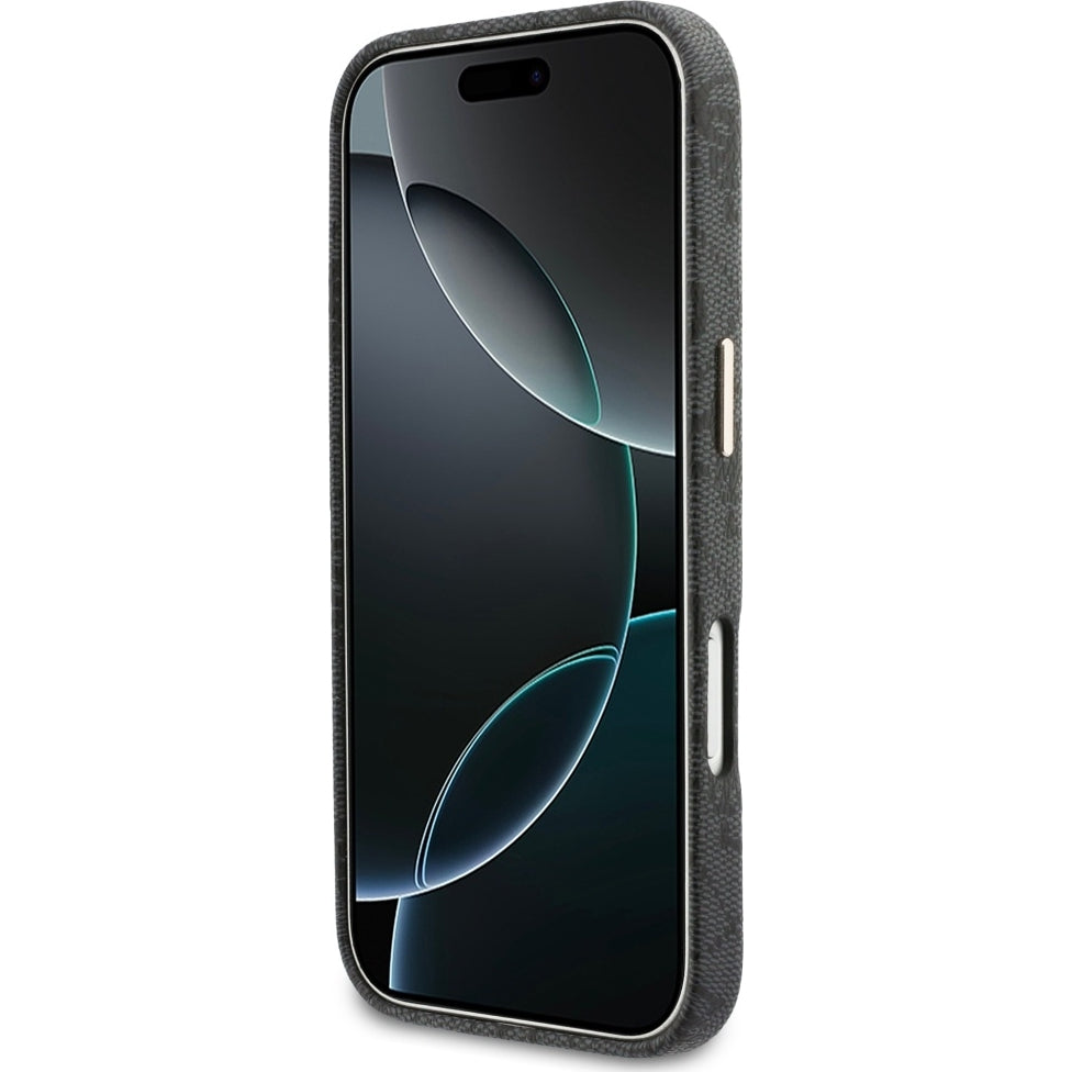 Handyhülle für iPhone 17 Pro Max, Guess Script 4G Logo für MagSafe , Schwarz