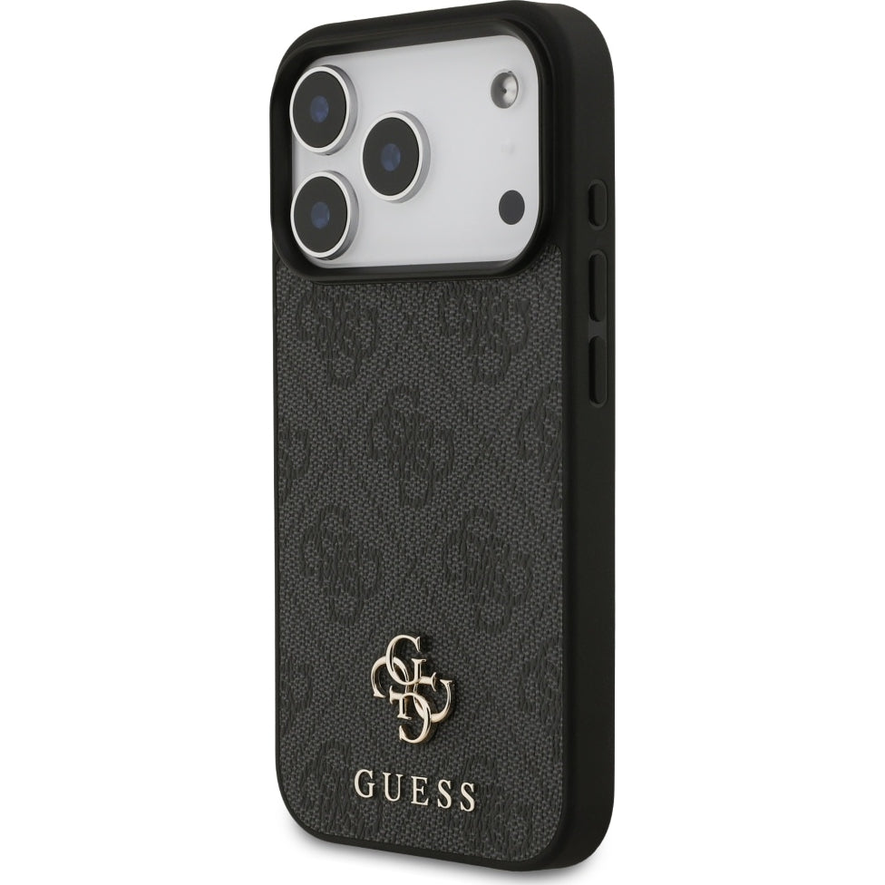 Handyhülle für iPhone 17 Pro Max, Guess Hardcase 4G Small 4G and Classic mit MagSafe, Schwarz