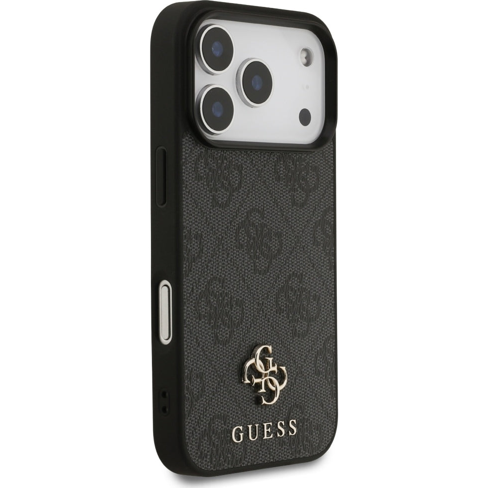 Handyhülle für iPhone 17 Pro Max, Guess Hardcase 4G Small 4G and Classic mit MagSafe, Schwarz