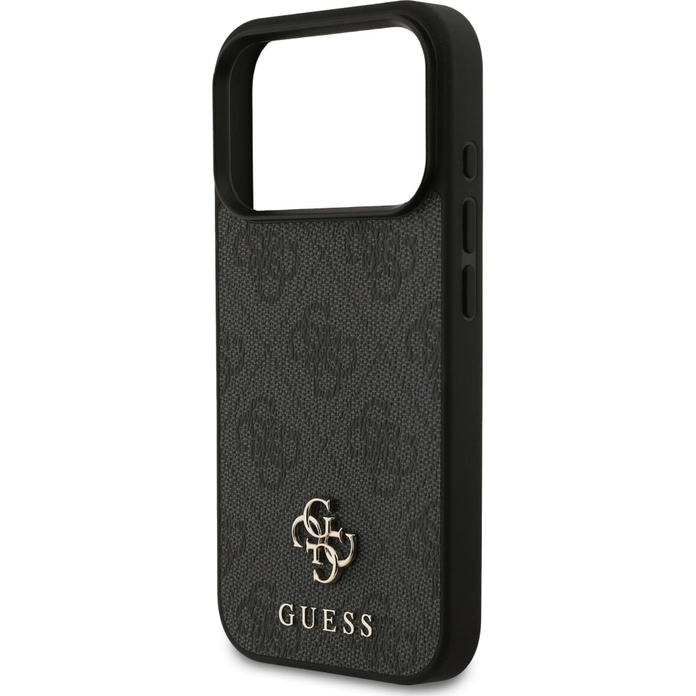 Handyhülle für iPhone 17 Pro Max, Guess Hardcase 4G Small 4G and Classic mit MagSafe, Schwarz