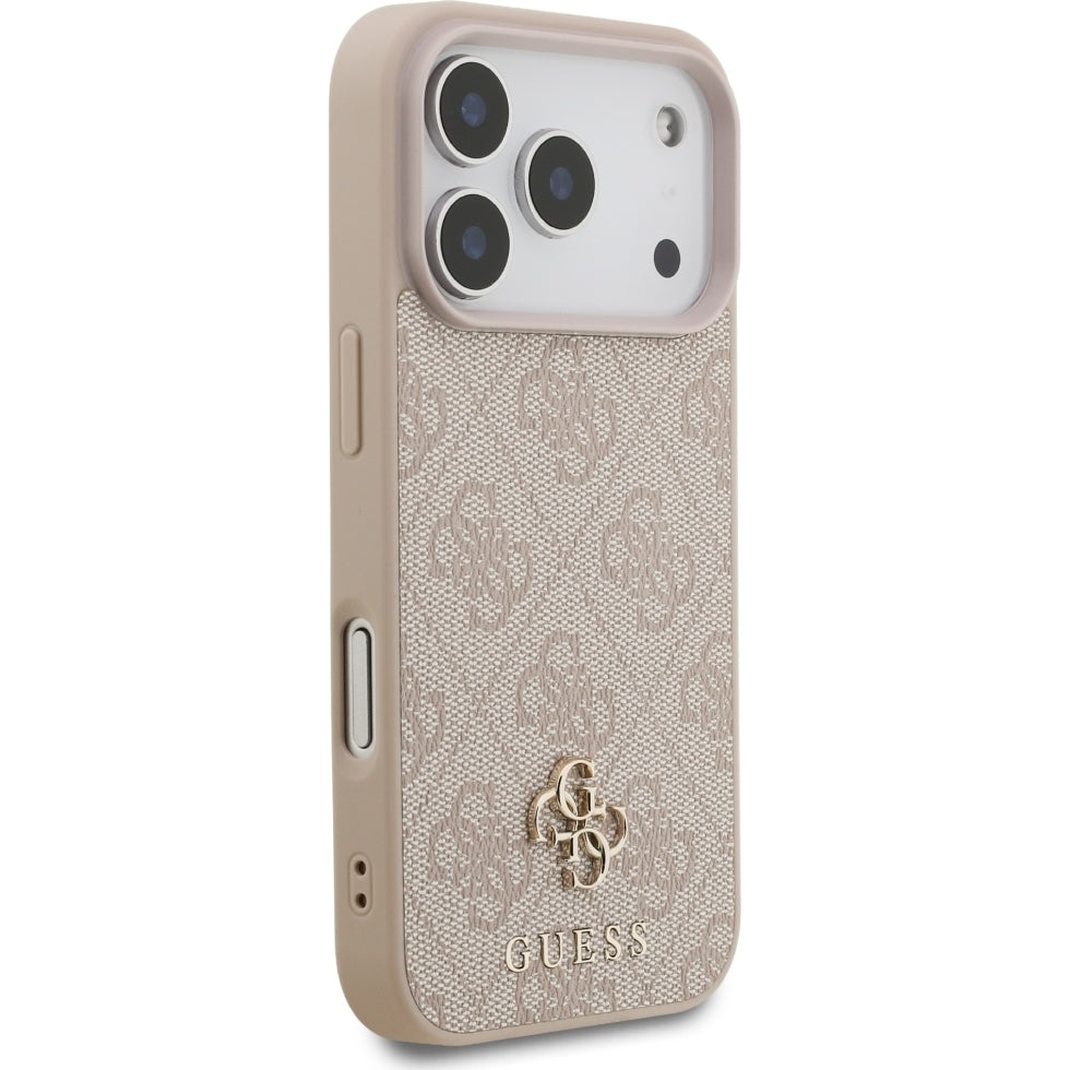 Handyhülle für iPhone 17 Pro Max, Guess Hardcase 4G Small 4G and Classic mit MagSafe, Rosa