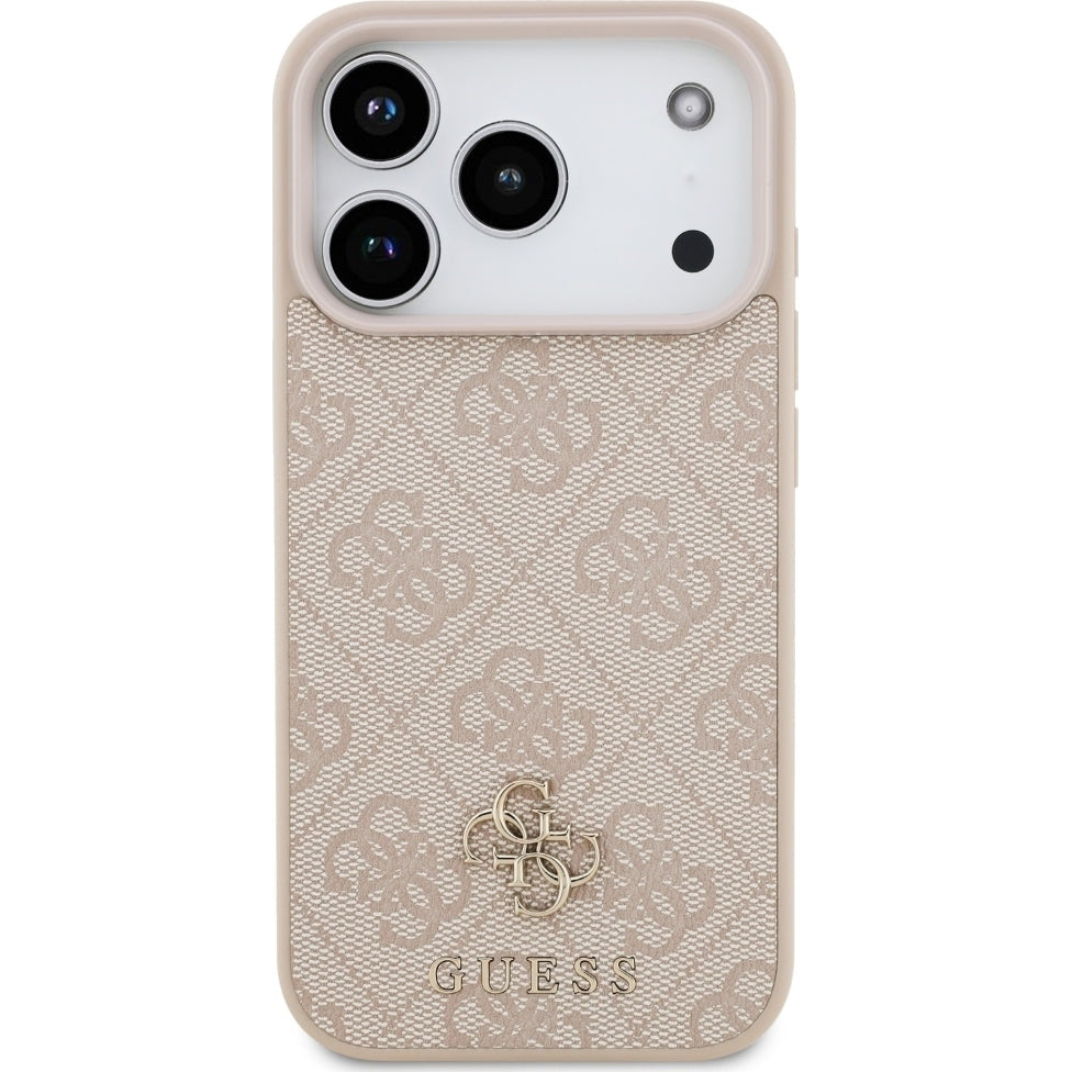 Handyhülle für iPhone 17 Pro Max, Guess Hardcase 4G Small 4G and Classic mit MagSafe, Rosa