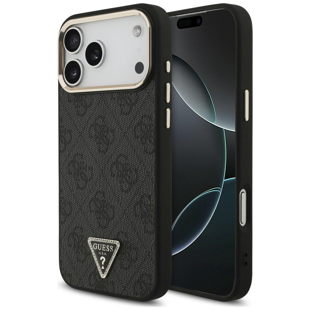 Guess Handyhülle 4G Triangle Logo für iPhone 18 Pro Max / 17 Pro Max, Schwarz (1/8)