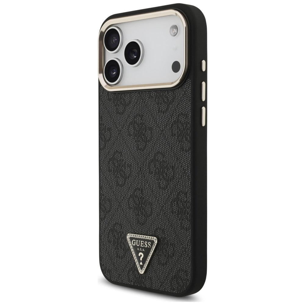 Guess Handyhülle 4G Triangle Logo für iPhone 18 Pro Max / 17 Pro Max, Schwarz (2/8)