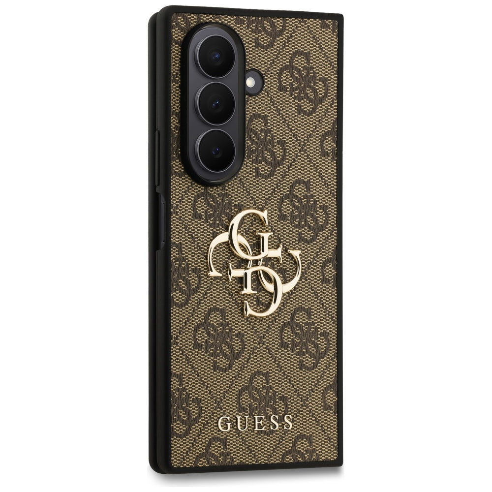 Handyhülle für Galaxy Z Fold7, Guess Hardcase 4G Big Metal Logo, Braun