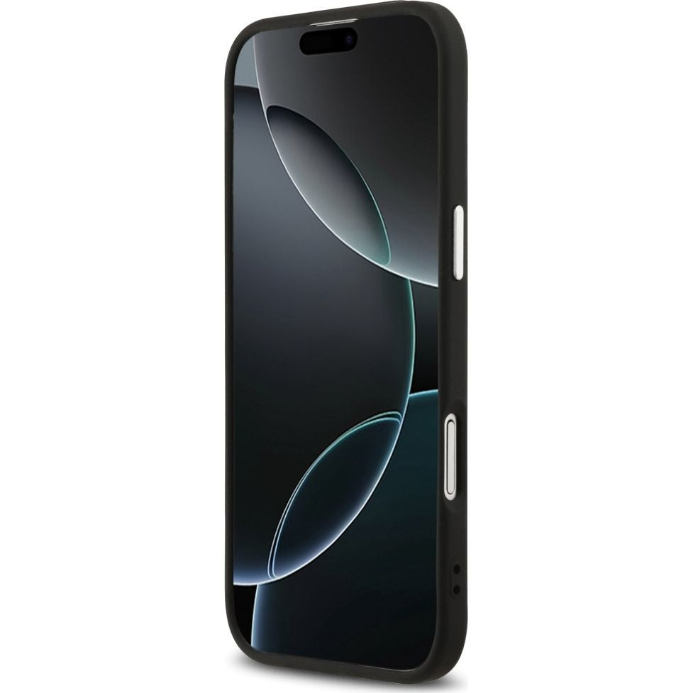 Handyhülle für iPhone Air, Guess Hardcase Classic Logo mit MagSafe, Schwarz