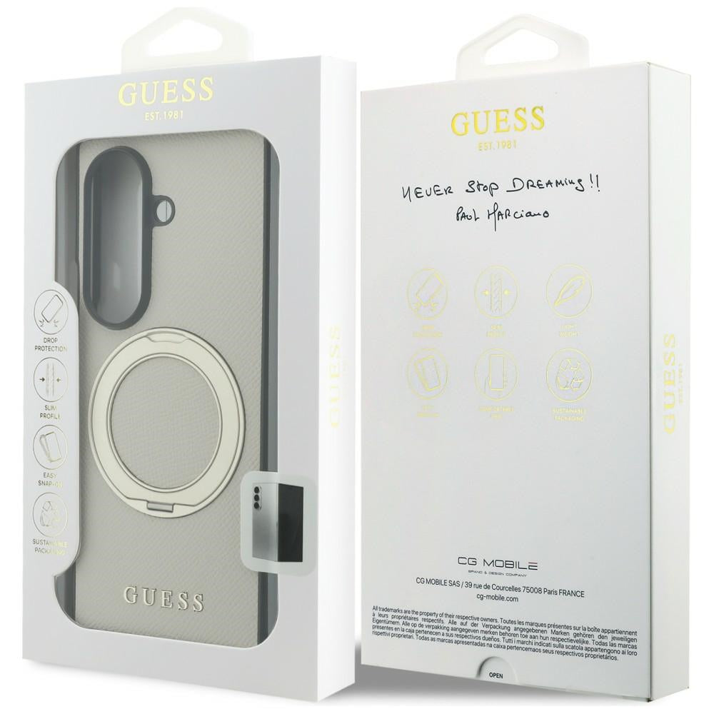 Handyhülle Guess Magnetic Ring Stand Classic für Galaxy Z Fold8 Ultra mit MagSafe, Beige