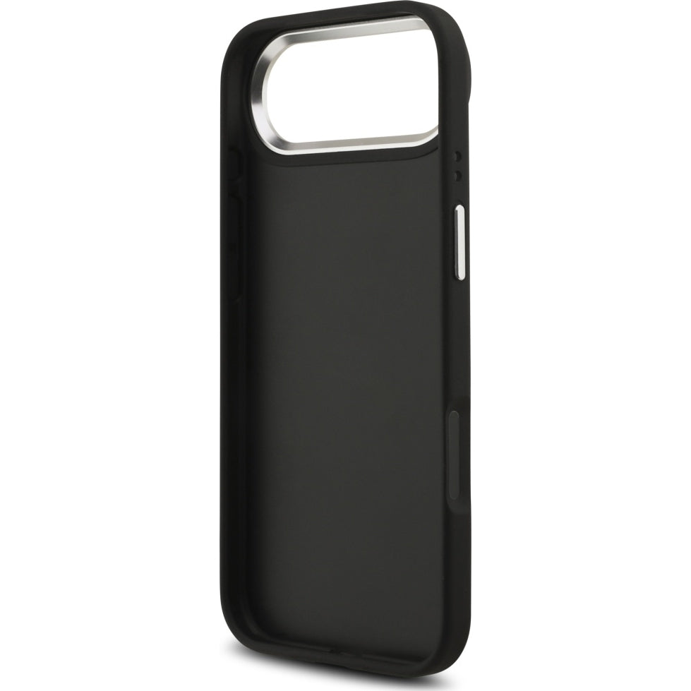 Handyhülle für iPhone Air, Guess Grained Big 4G Small Classic Logo, Schwarz