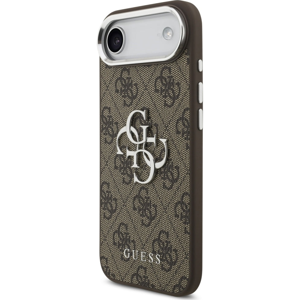 Handyhülle für iPhone Air, Guess Hardcase 4G Big 4G Classic Logo, Braun