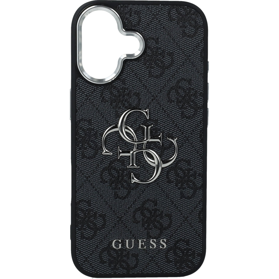 Handyhülle für iPhone 17, Guess Hardcase 4G Big 4G Classic Logo, Schwarz