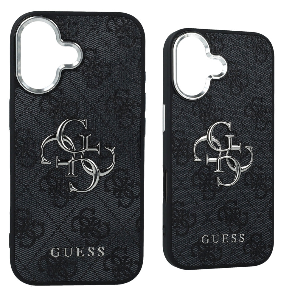 Handyhülle für iPhone 17, Guess Hardcase 4G Big 4G Classic Logo, Schwarz