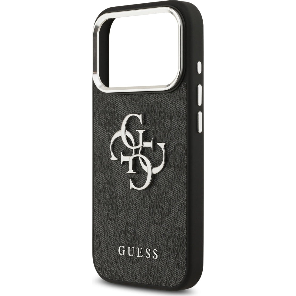 Handyhülle für iPhone 17 Pro, Guess Hardcase 4G Big 4G Classic Logo, Schwarz
