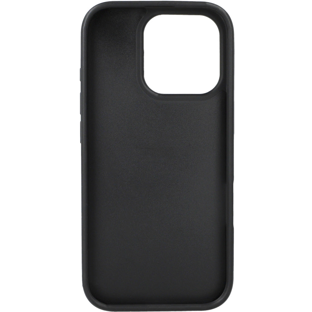 Handyhülle für iPhone 16 Pro, Guess Hardcase 4G Big Metal Logo, Schwarz