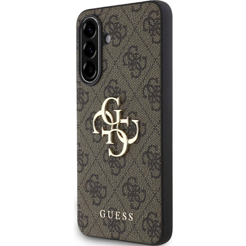 Handyhülle für Galaxy A56 5G, Guess Hardcase 4G Big Metal Logo, Braun