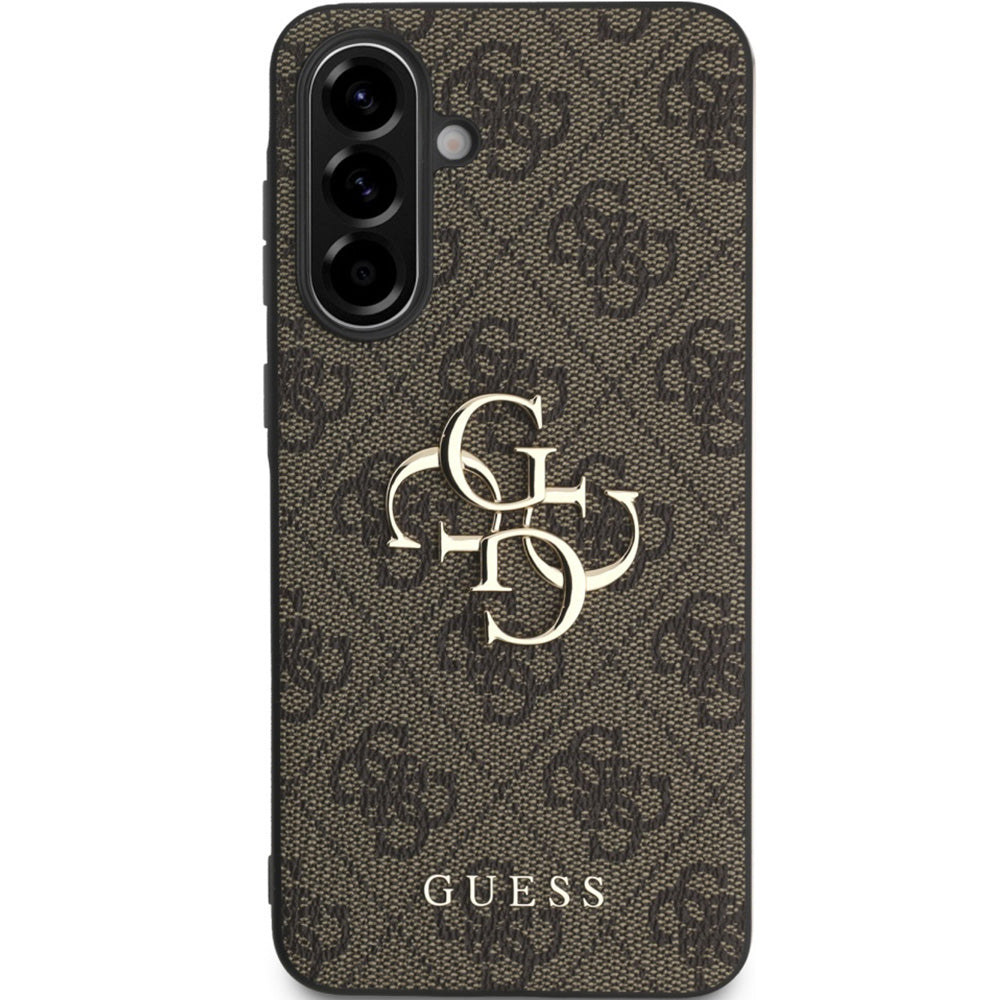 Handyhülle für Galaxy A56 5G, Guess Hardcase 4G Big Metal Logo, Braun