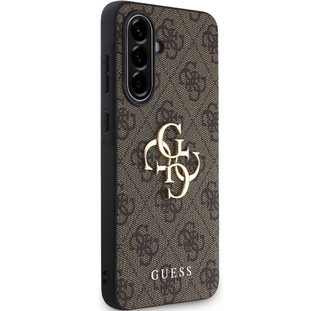 Handyhülle für Galaxy A56 5G, Guess Hardcase 4G Big Metal Logo, Braun