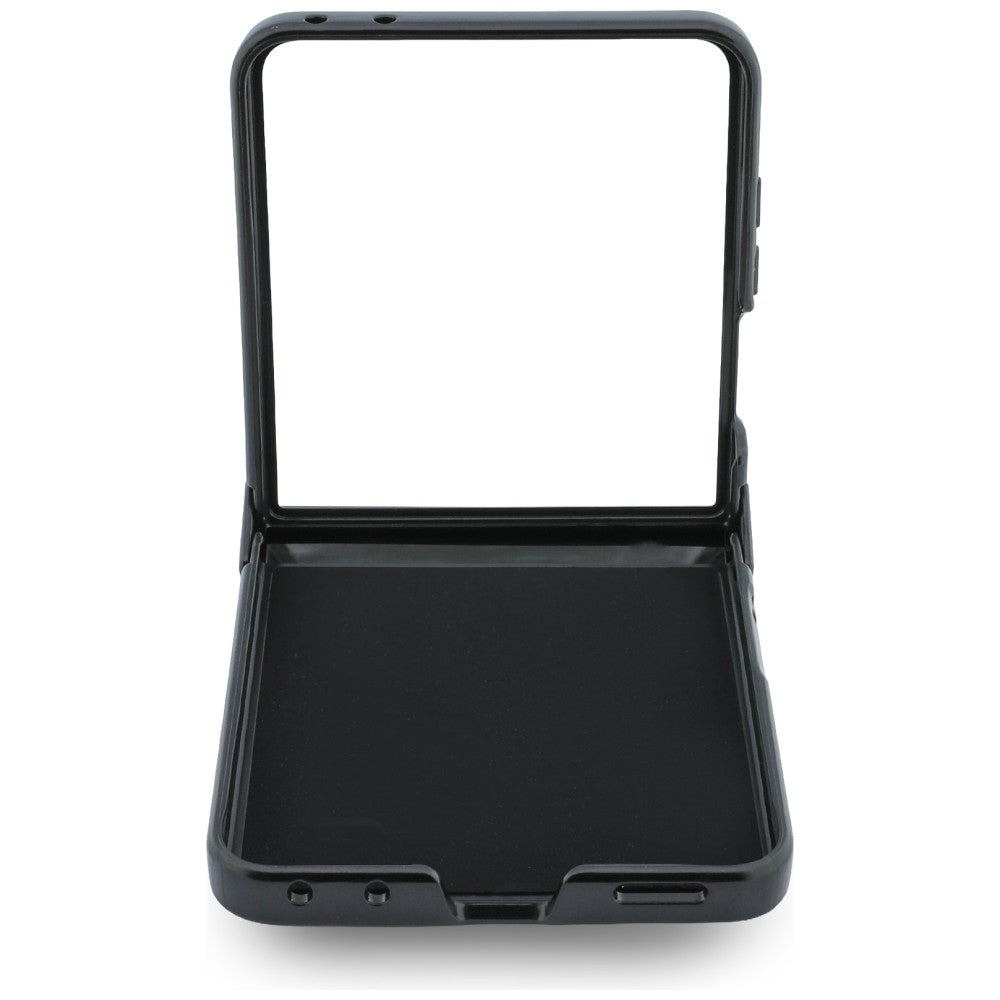 Handyhülle Guess Hardcase 4G Big Metal Logo für Galaxy Z Flip8, Schwarz