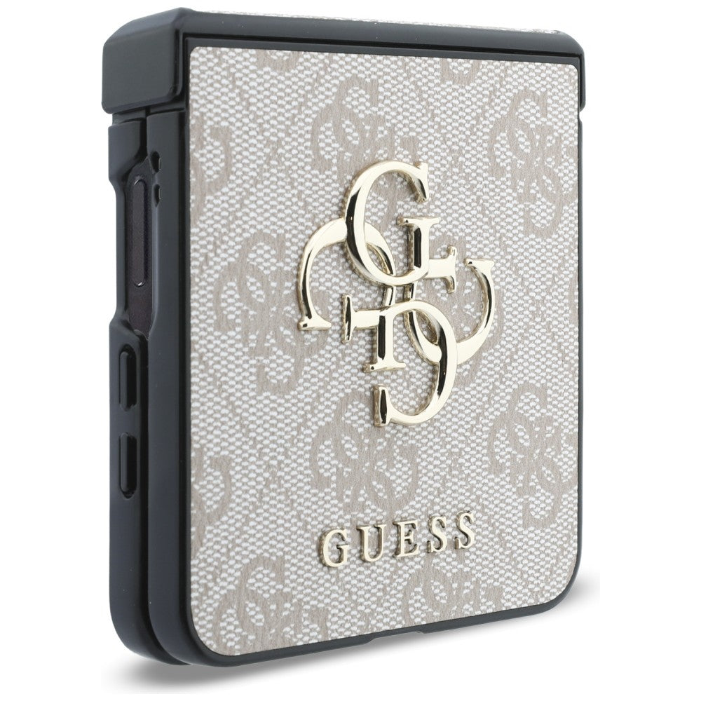 Handyhülle Guess Hardcase 4G Big Metal Logo für Galaxy Z Flip8, Rosa