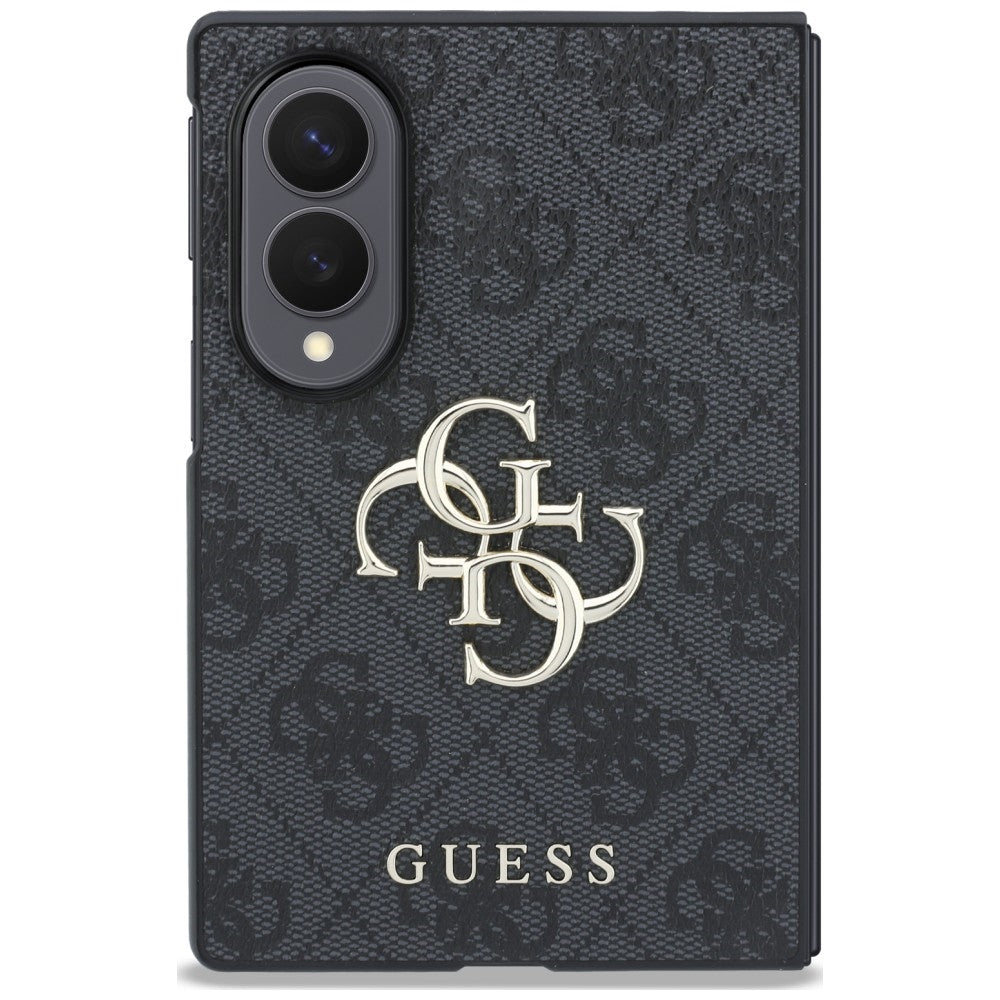 Handyhülle Guess Hardcase 4G Big Metal Logo für Galaxy Z Fold8, Schwarz