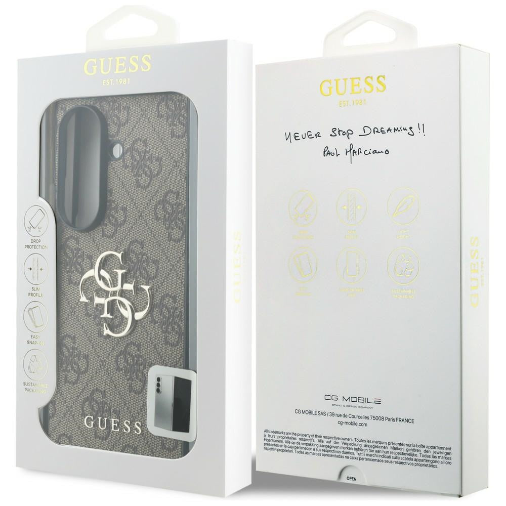 Handyhülle Guess Hardcase 4G Big Metal Logo für Galaxy Z Fold8 Ultra, Braun