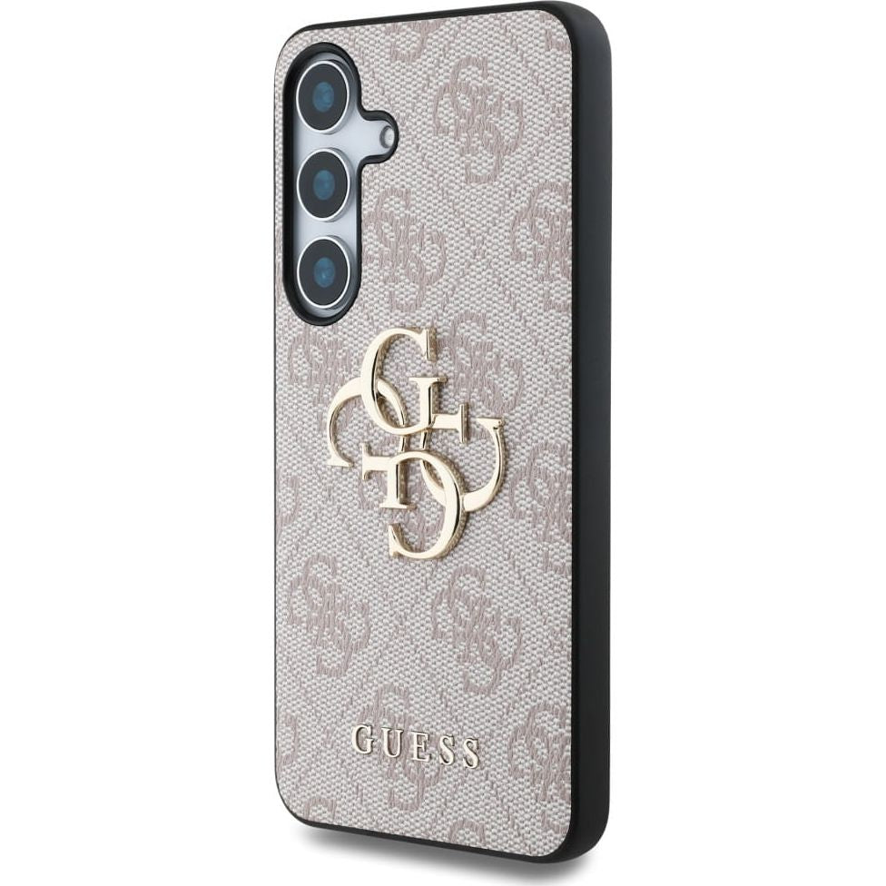 Handyhülle für Galaxy S25, Guess Hardcase 4G Big Metal Logo, Rosa