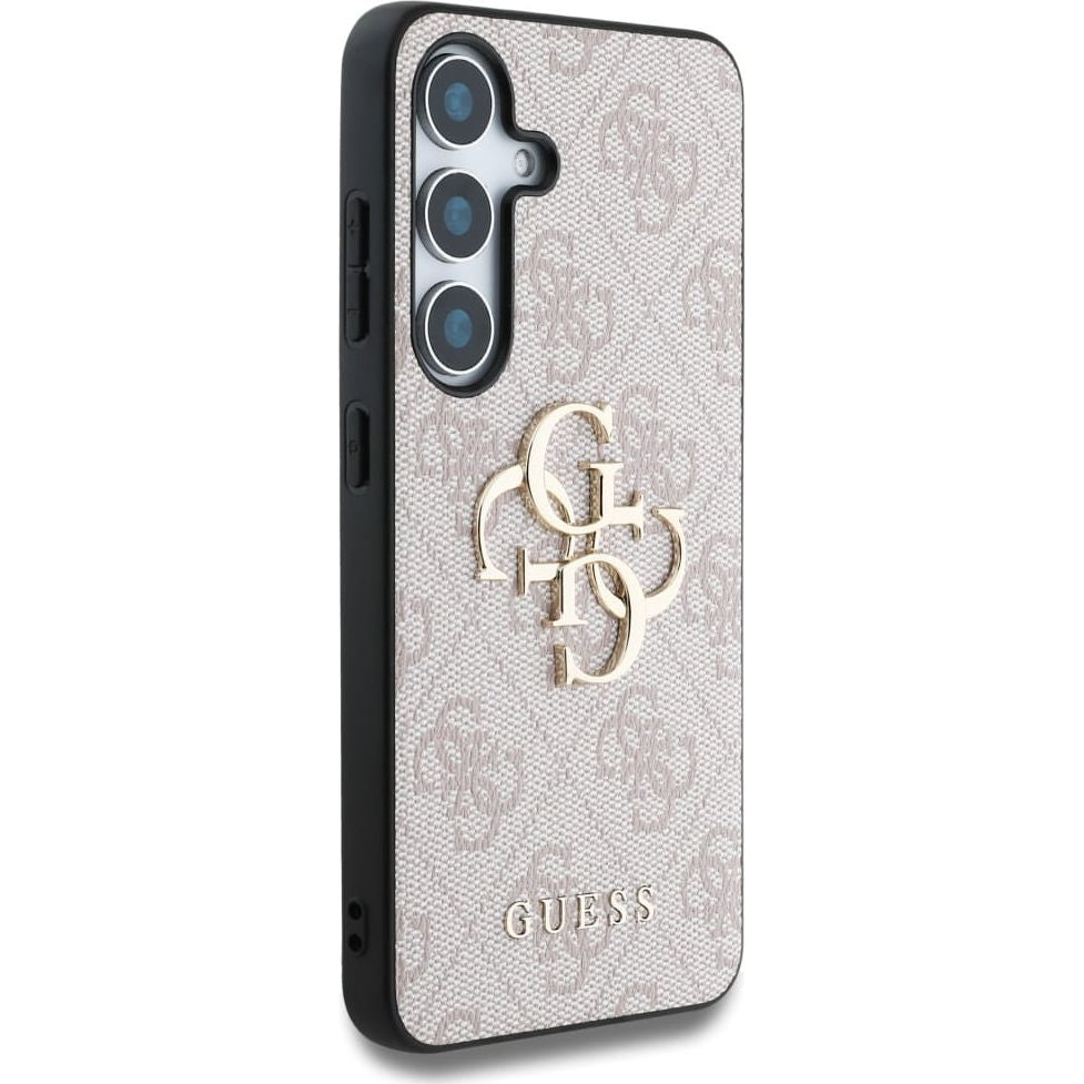 Handyhülle für Galaxy S25, Guess Hardcase 4G Big Metal Logo, Rosa