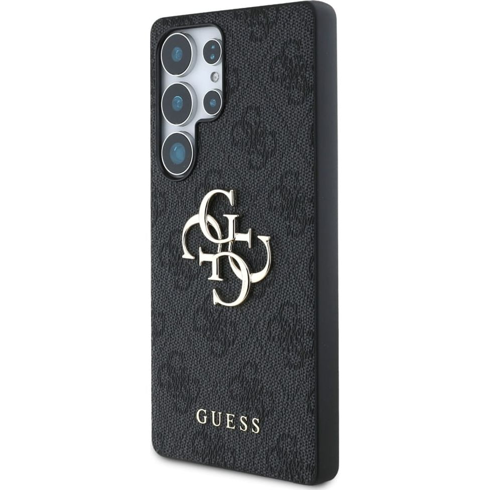 Handyhülle für Galaxy S25 Ultra, Guess Hardcase 4G Big Metal Logo, Schwarz