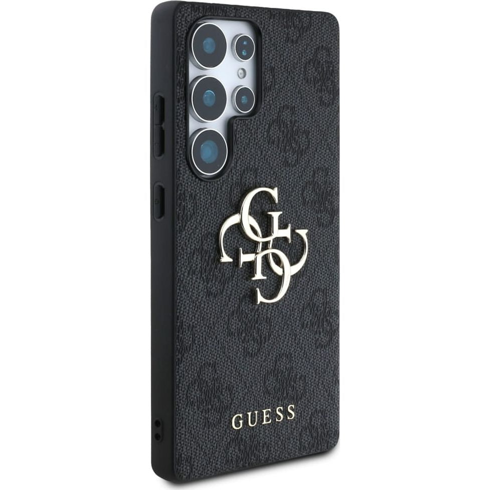 Handyhülle für Galaxy S25 Ultra, Guess Hardcase 4G Big Metal Logo, Schwarz