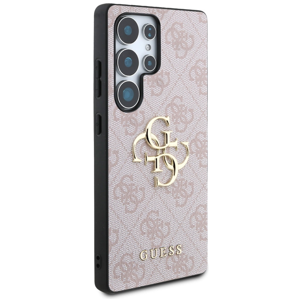 Handyhülle für Galaxy S25 Ultra, Guess Hardcase 4G Big Metal Logo, Rosa