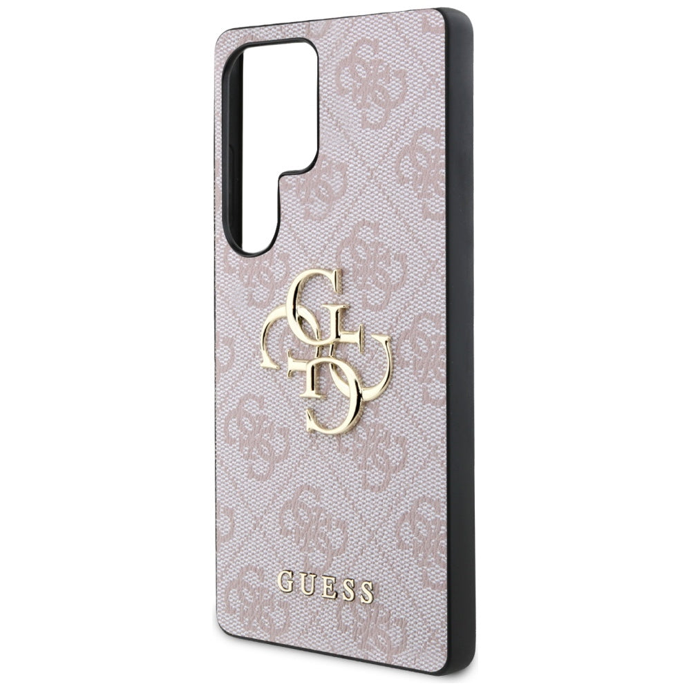 Handyhülle für Galaxy S25 Ultra, Guess Hardcase 4G Big Metal Logo, Rosa