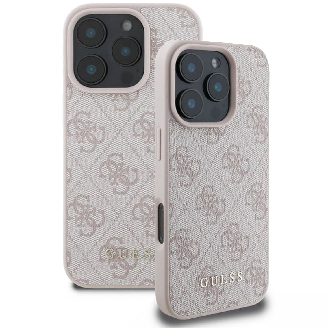 Handyhülle für iPhone 16 Pro Max, Guess Hardcase 4G Classic, Rosa