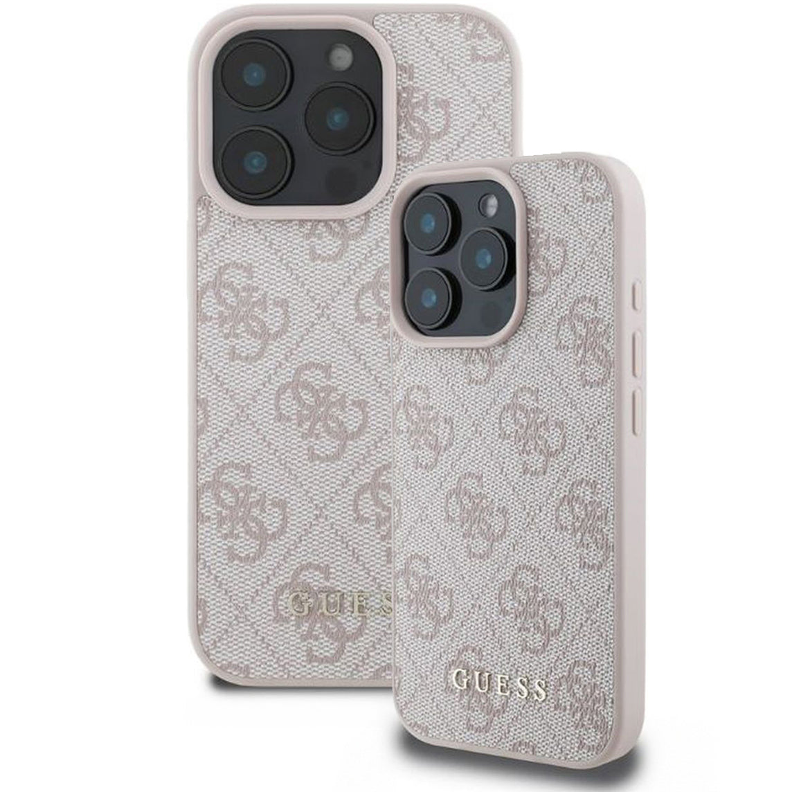 Handyhülle für iPhone 16 Pro, Guess Hardcase 4G Classic, Rosa