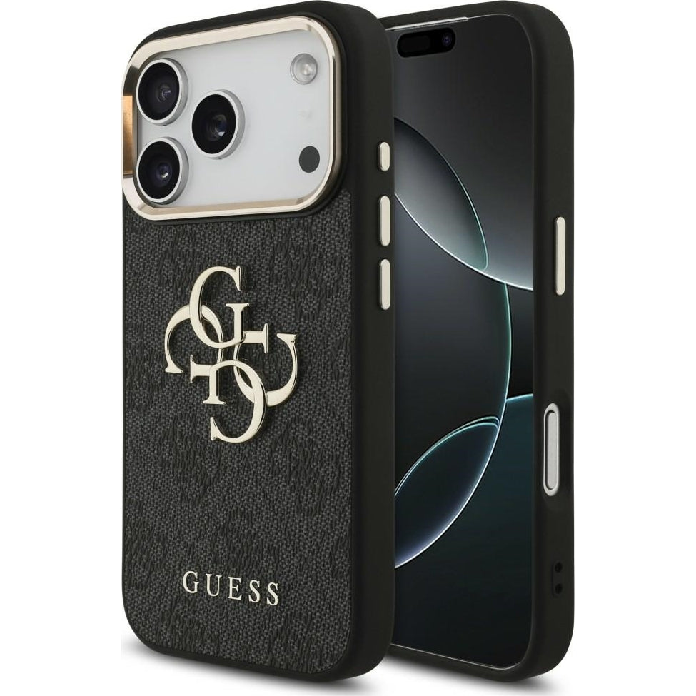 Handyhülle Guess 4G Classic Logo für iPhone 18 Pro / 17 Pro, Schwarz