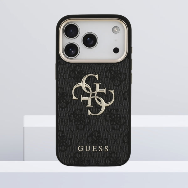 Handyhülle Guess 4G Classic Logo für iPhone 18 Pro / 17 Pro, Schwarz