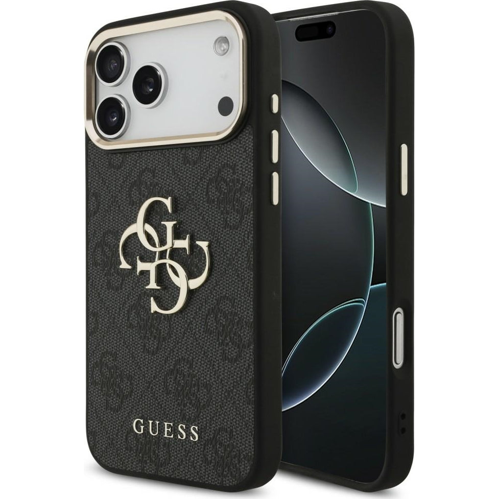 Handyhülle Guess 4G Classic Logo für iPhone 18 Pro Max / 17 Pro Max, Schwarz