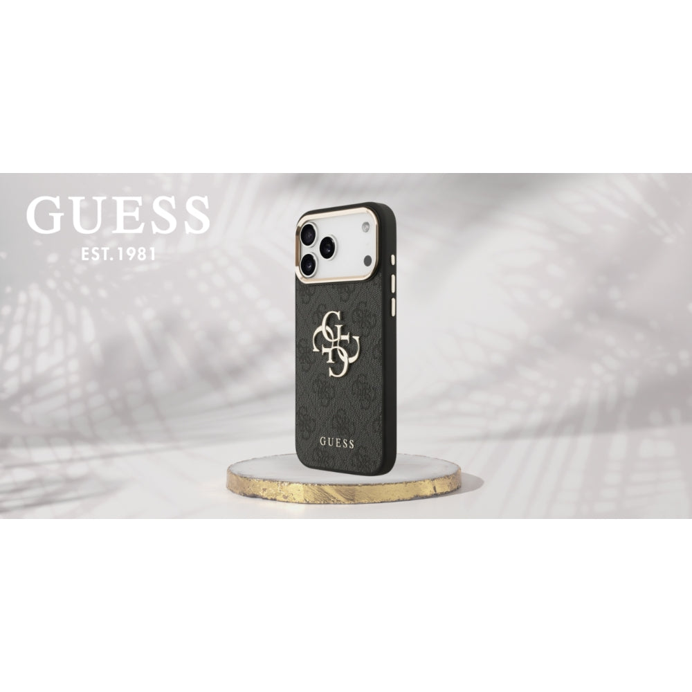 Handyhülle Guess 4G Classic Logo für iPhone 18 Pro Max / 17 Pro Max, Schwarz