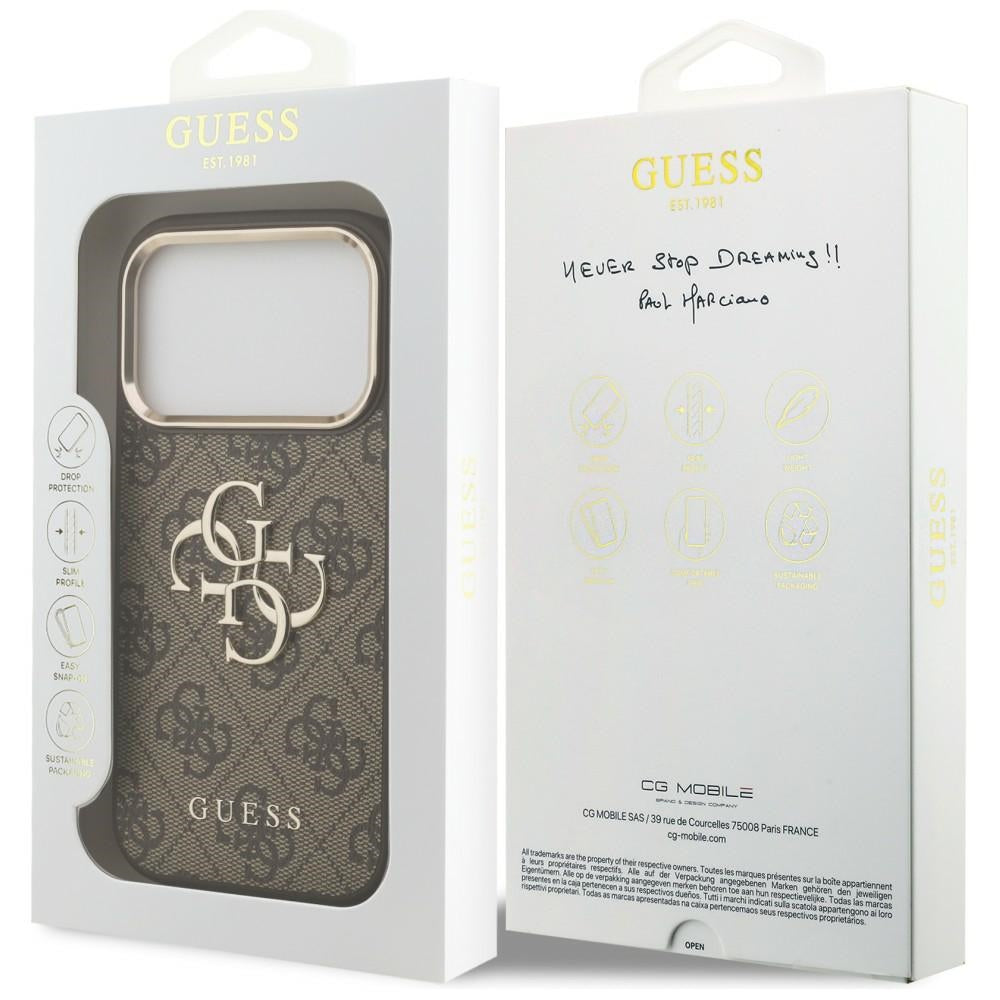 Handyhülle Guess 4G Classic Logo für iPhone 18 Pro Max / 17 Pro Max, Braun