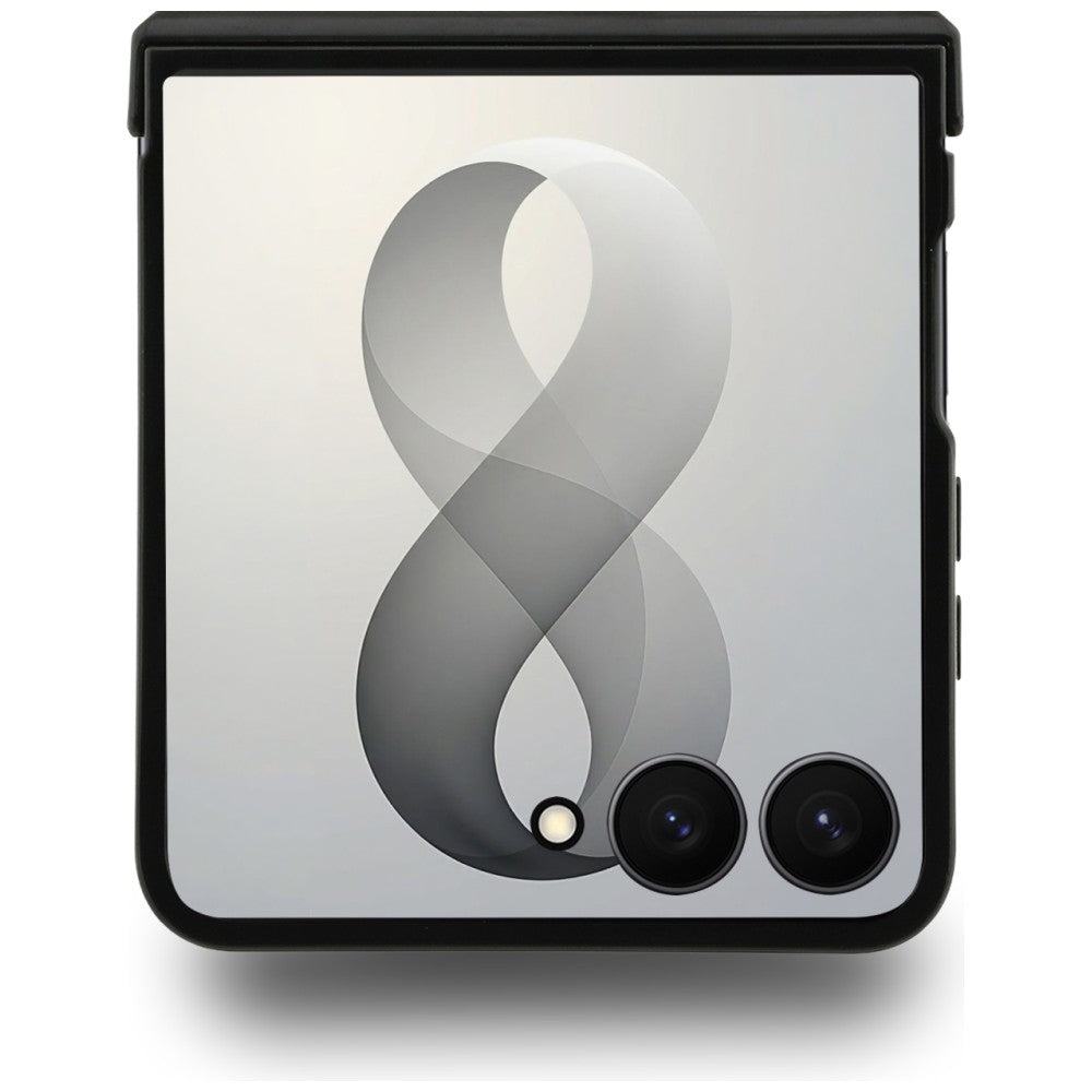 Handyhülle Guess Hardcase 4G Classic MagSafe für Galaxy Z Flip8 mit MagSafe, Braun