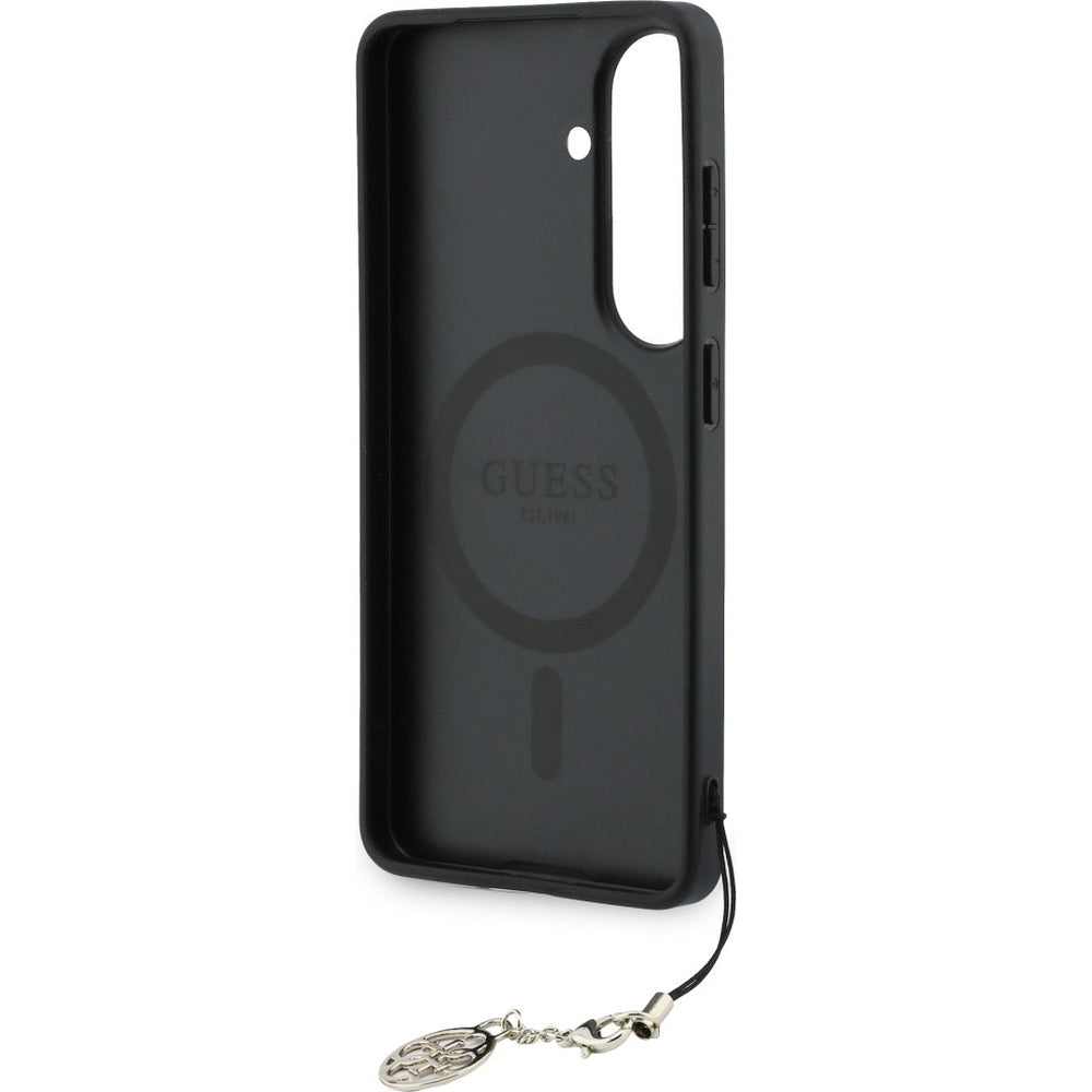 Handyhülle für Galaxy S26, Guess Charms Collection MagSafe, Schwarz