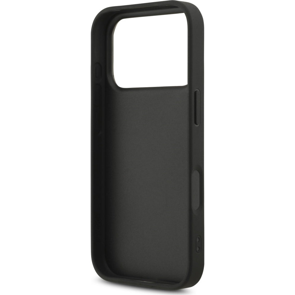 Handyhülle Guess Hardcase Fixed Glitter für iPhone 18 Pro Max / 17 Pro Max, Schwarz