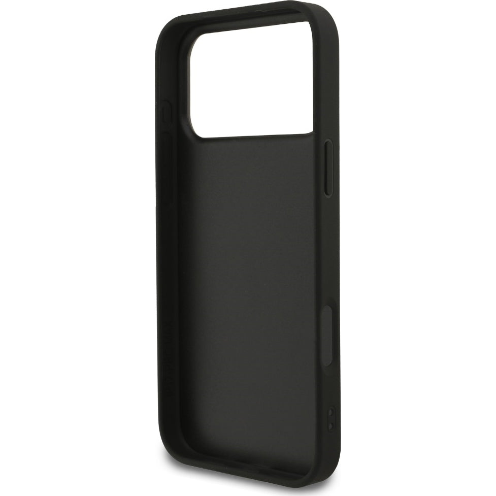 Handyhülle Guess Hardcase Fixed Glitter für iPhone 18 Pro / 17 Pro, Schwarz